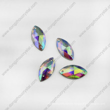 Navette Crystal Glass Jewelry Stones for Shoes Sewing